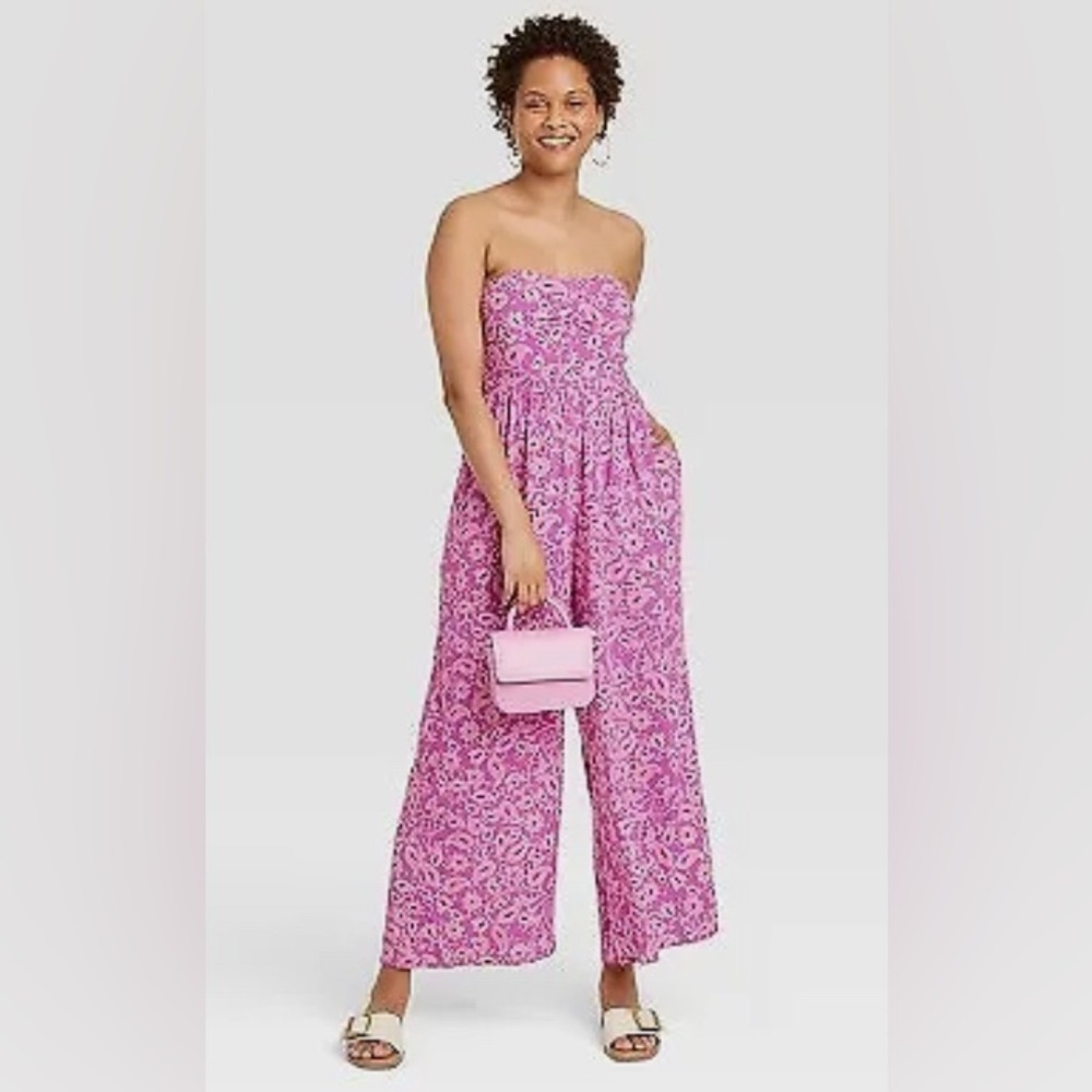 NEW Knox Rose Magenta Jumpsuit. XL